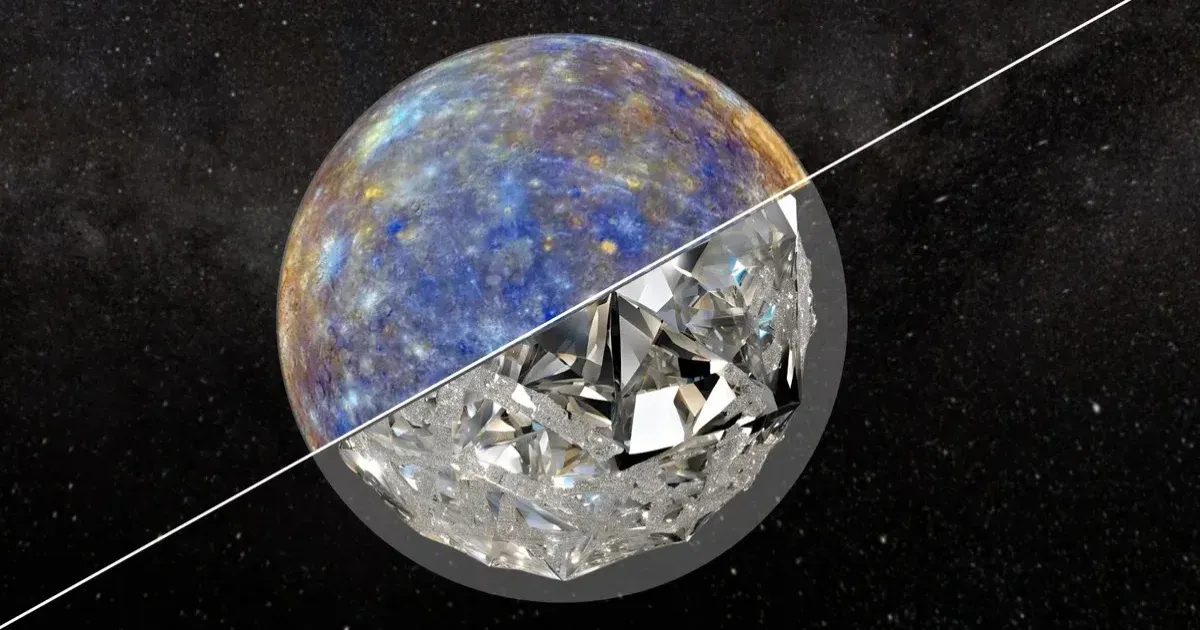 Tizenhat kilométernyi gyémánt lapulhat a Merkúr felszíne alatt