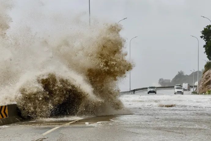 Kínában okoz pusztítást a tankerkatasztrófáért is felelős tájfun