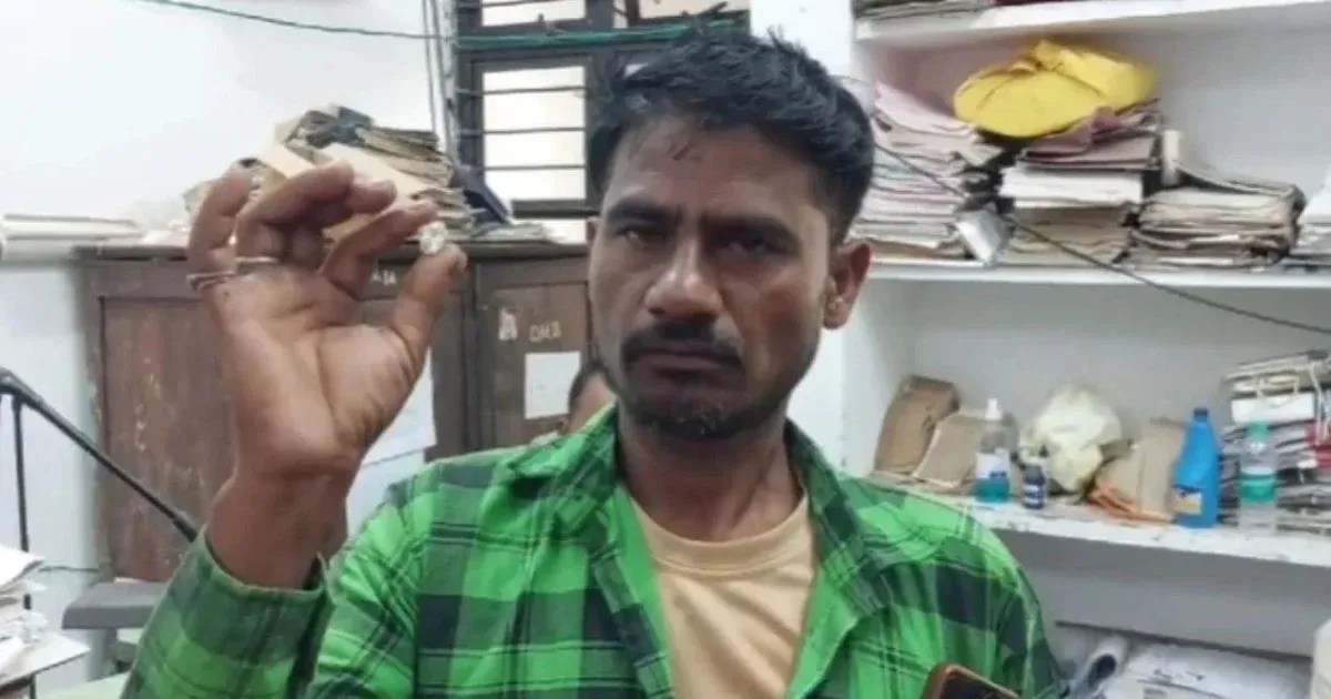 19 karátos gyémántot talált egy napi 4 dollárt kereső indiai munkás