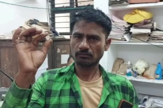19 karátos gyémántot talált egy napi 4 dollárt kereső indiai munkás