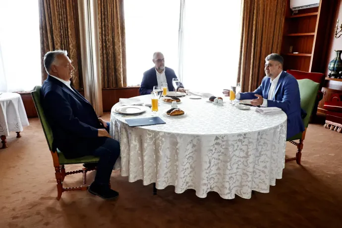 A román miniszterelnökkel találkozott Orbán Viktor