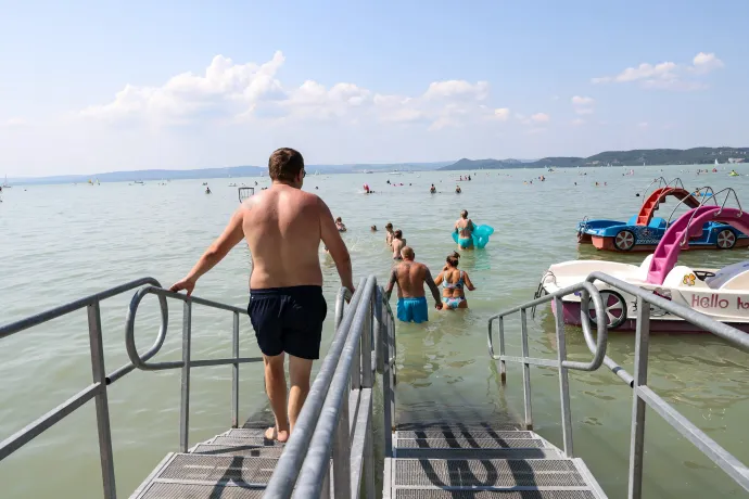 A Keleti Strand Balatonföldváron – Fotó: Melegh Noémi Napsugár / Telex