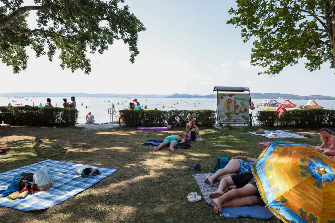 A Keleti Strand Balatonföldváron – Fotó: Melegh Noémi Napsugár / Telex