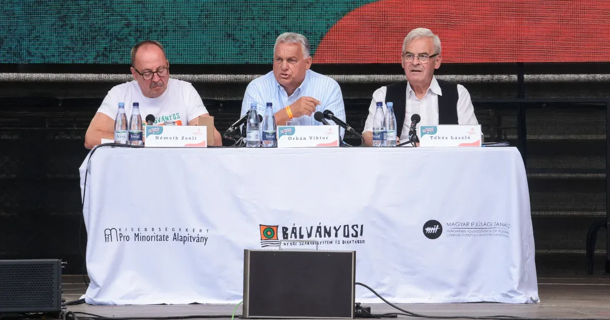 Orbán Viktor 2050-ig szóló tervet vázolt fel Tusványoson, amit vagány, nemzeti érzelmű fiatalok valósítanak meg