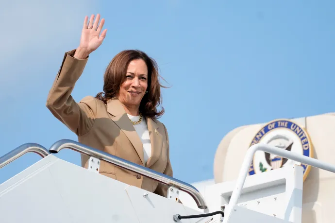 Egy hét alatt 72 milliárd forintnyi kampánytámogatást szerzett Kamala Harris