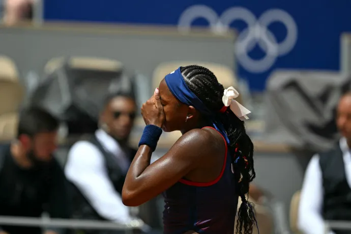 Sírásig vitatkozott a székbíróval a US Open-győztes Gauff, aztán kiesett az olimpiáról