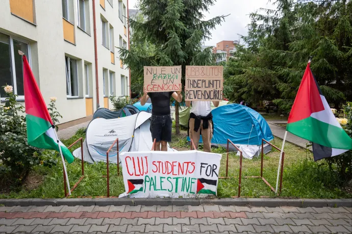 A palesztin életek elleni erőszak leállítását kérik kolozsvári diákok, az Európai Bizottsághoz fordultak