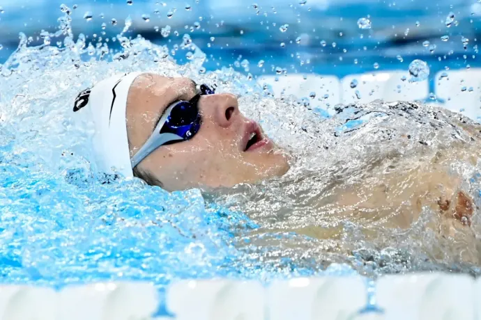 Hungary's first gold in Paris: Hubert Kós wins 200 backstroke