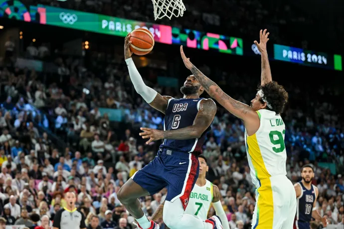 LeBronék megszórták a brazilokat, 122-87-tel elődöntősök, a szerbek történelmi hátrányból álltak fel