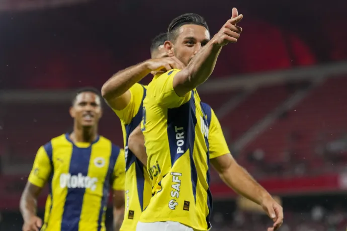 A mémmé vált török sportlövőt idézte gólörömében a Fenerbahçe futballistája