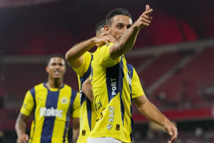 A mémmé vált török sportlövőt idézte gólörömében a Fenerbahçe futballistája