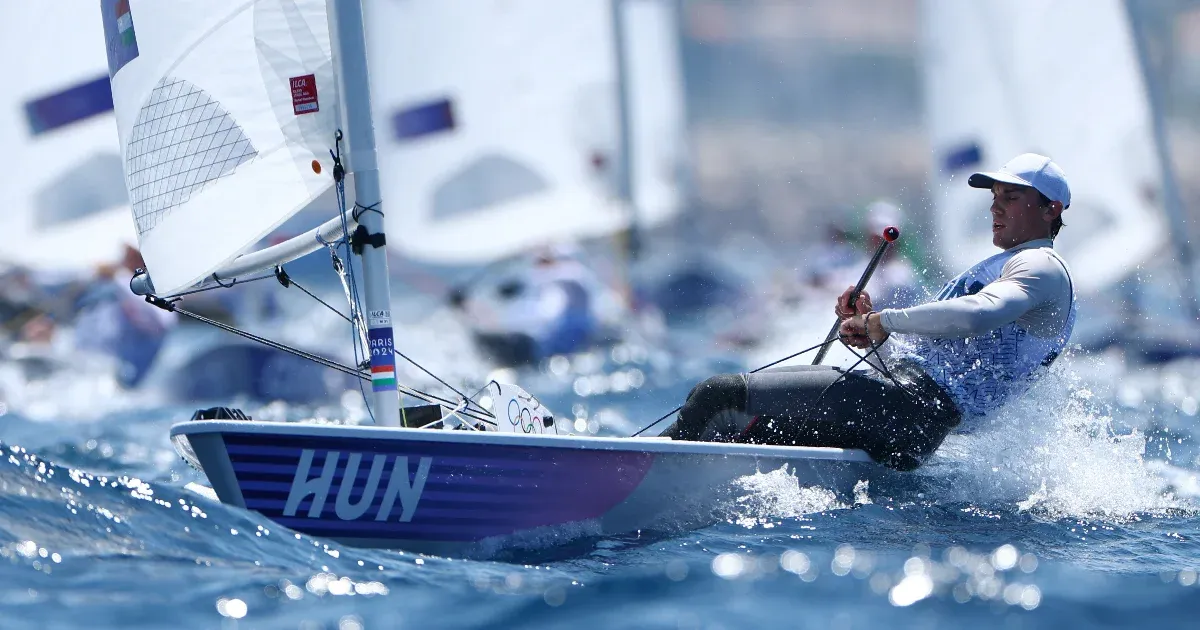 El marinero Jonathan Vadnai, después de una carrera brillante, se perdió por poco el podio y terminó cuarto en los Juegos Olímpicos.