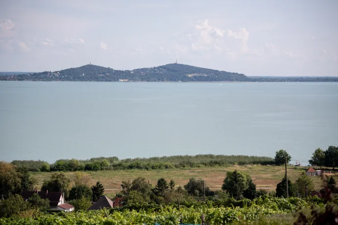 Ebbe a badacsonyörsi panorámába épül majd a luxusszálloda – Fotó: Bődey János / Telex