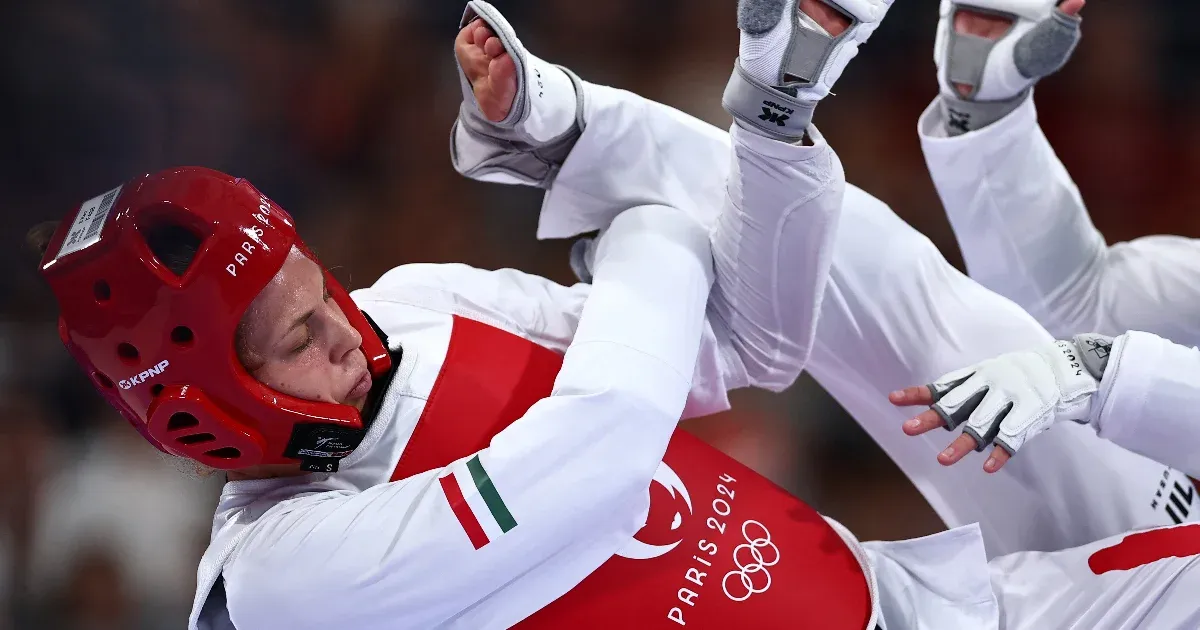 A taekwondós Márton Viviána elődöntős az olimpián
