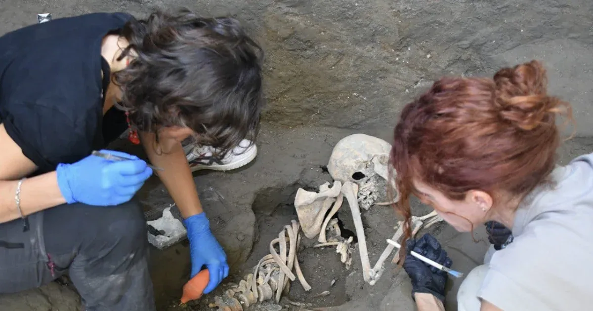 A Vezúv kitörésének két újabb áldozatát találták meg régészek Pompejben