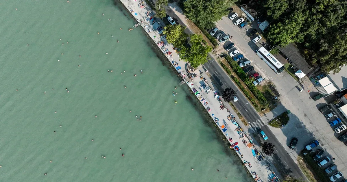 Egyre melegebb a Balaton