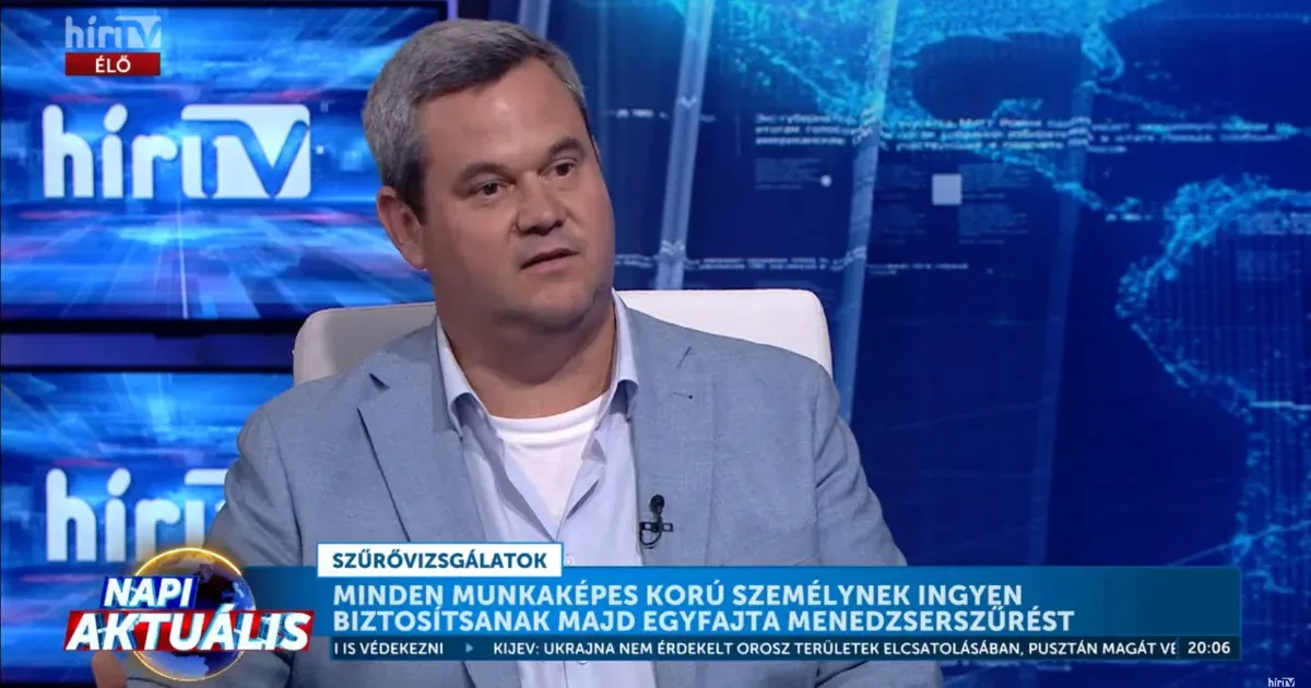 Takács Péter: Az új szűrővizsgálat kötelezősége inkább a munkáltatót terhelné, mint az egyéneket