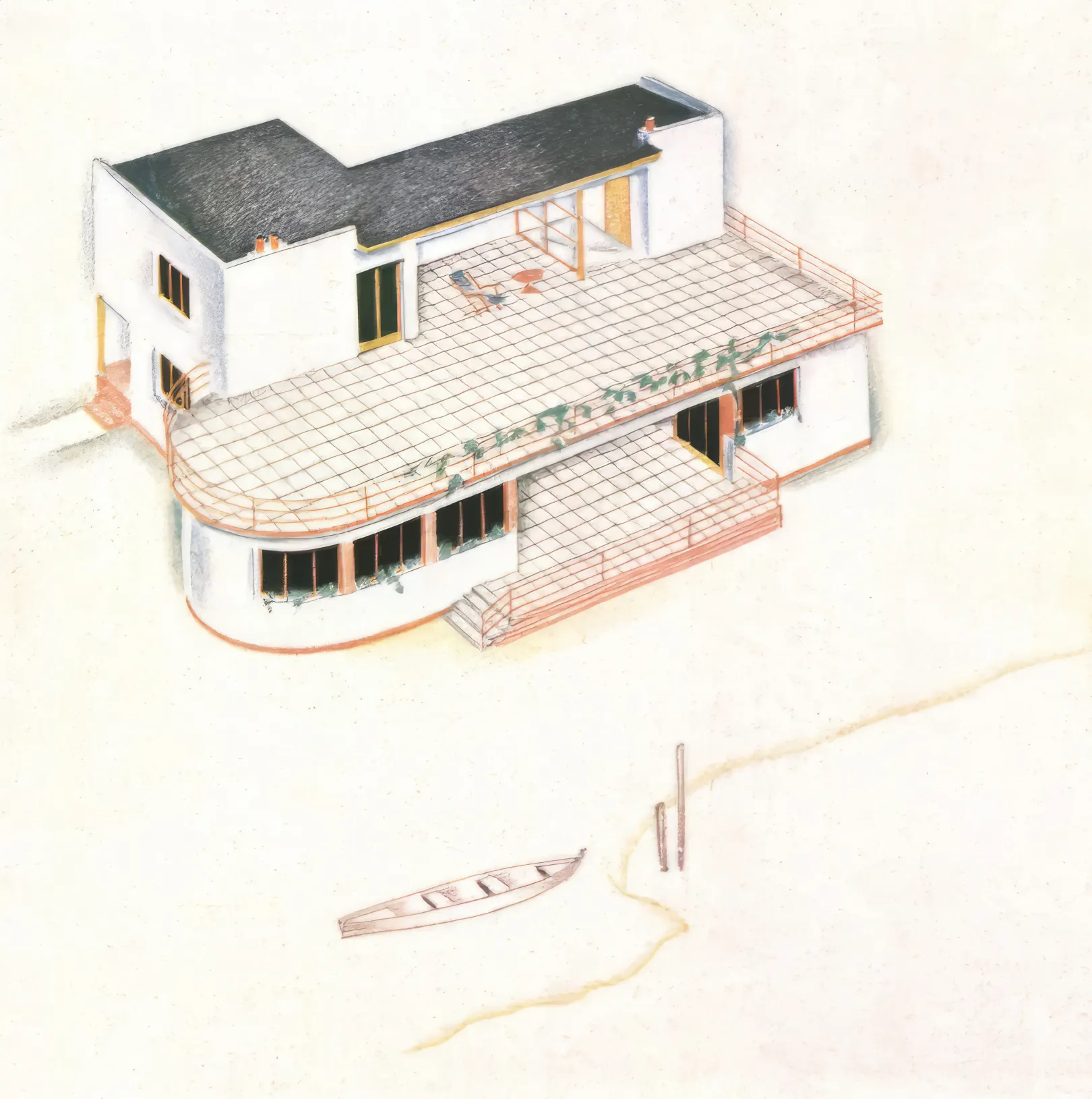 Kozma Lajos nyaralóterve – Forrás: Tér és Forma, 1931.02.39