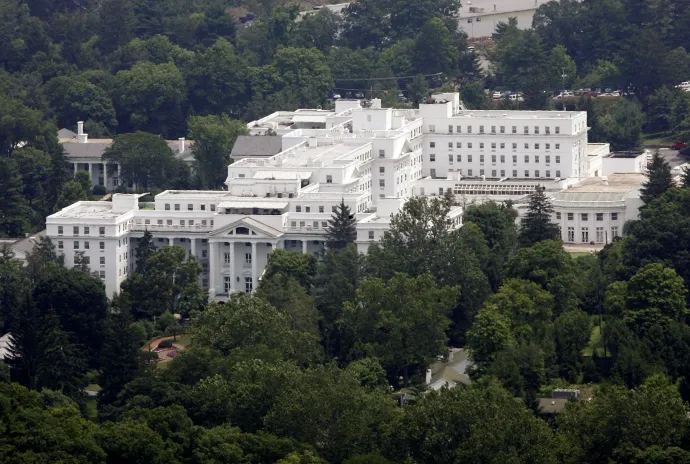 A The Greenbrier hotel madártávlatból – Fotó: Alex Wong / Getty Images / AFP