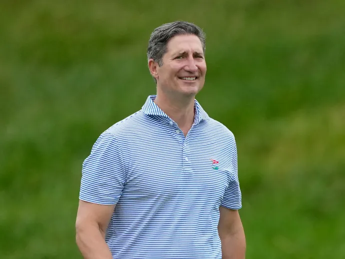 Brian Nicol en un torneo de golf en Dublin, Ohio - Fotografía: Dylan Boyle/Getty Images/AFP