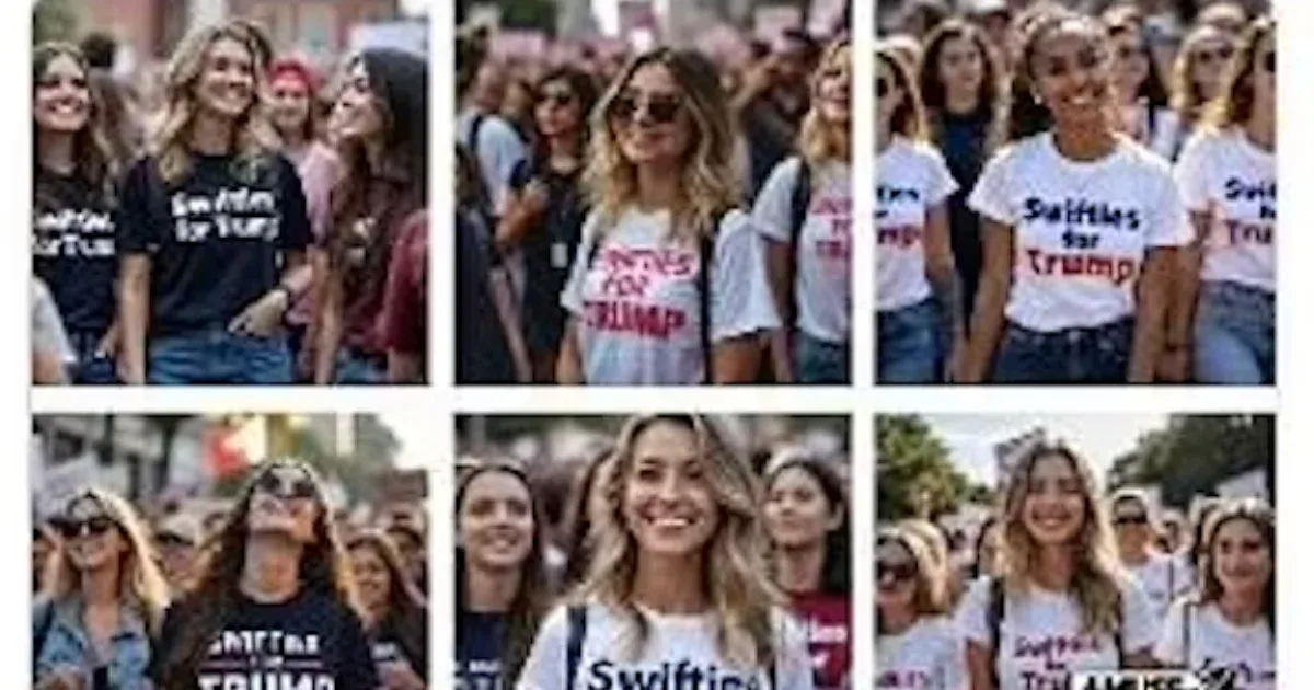 Trump MI-generált képekkel büszkélkedik Taylor Swift támogatásával
