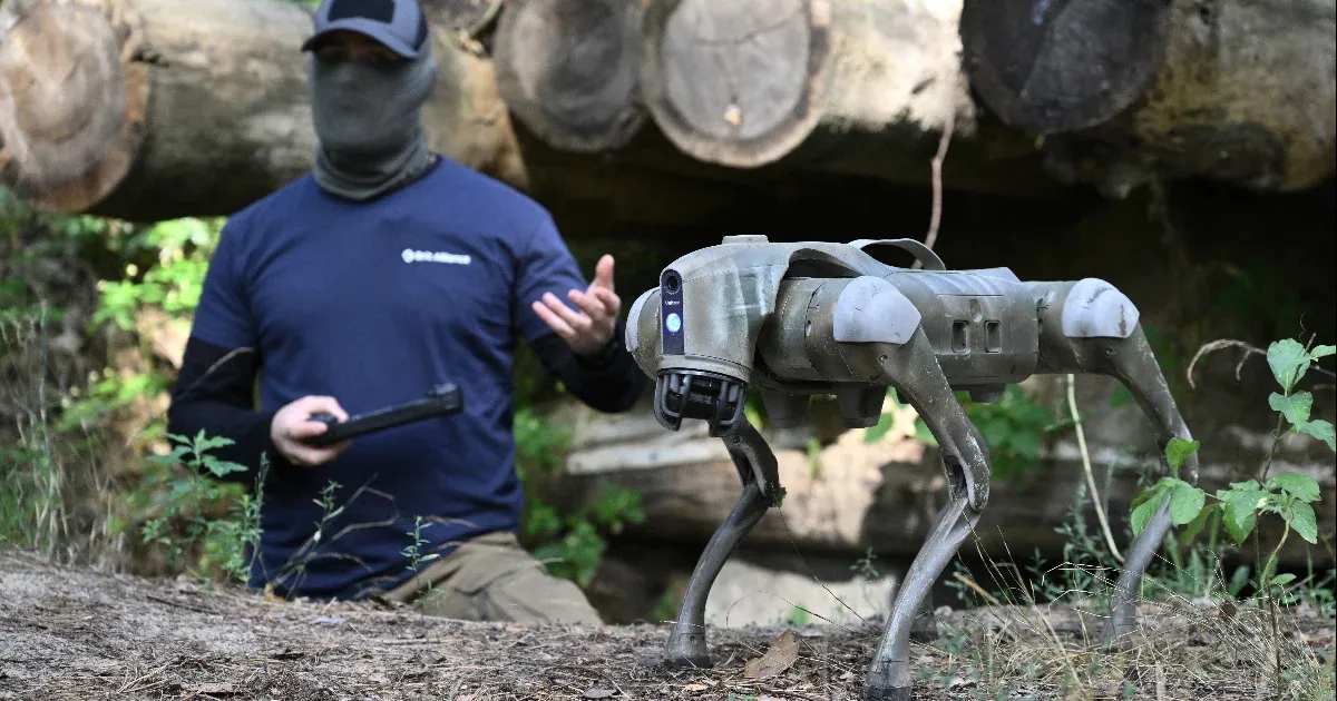 Ukrajnában vetették be először élesben a harctéri robotkutyákat