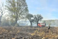 150 hektár tarló égett le Hunyad megyében, 50 tűzoltó küzdött a lángokkal