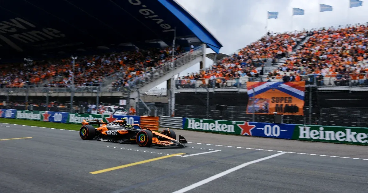 Visszatért az F1, Norris nagy előnnyel verte Verstappent a holland időmérőn