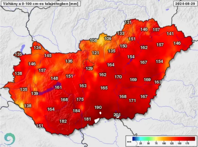 Forrás: HungaroMet