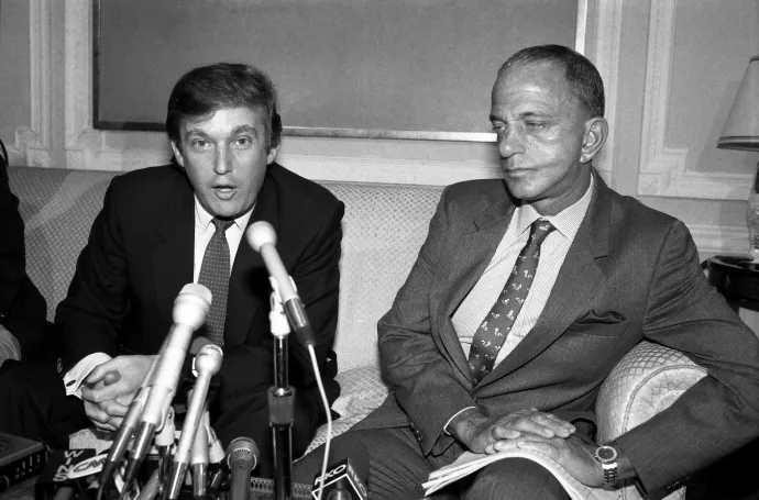 Donald Trump és Roy Cohn – Fotó: Bettmann/Getty