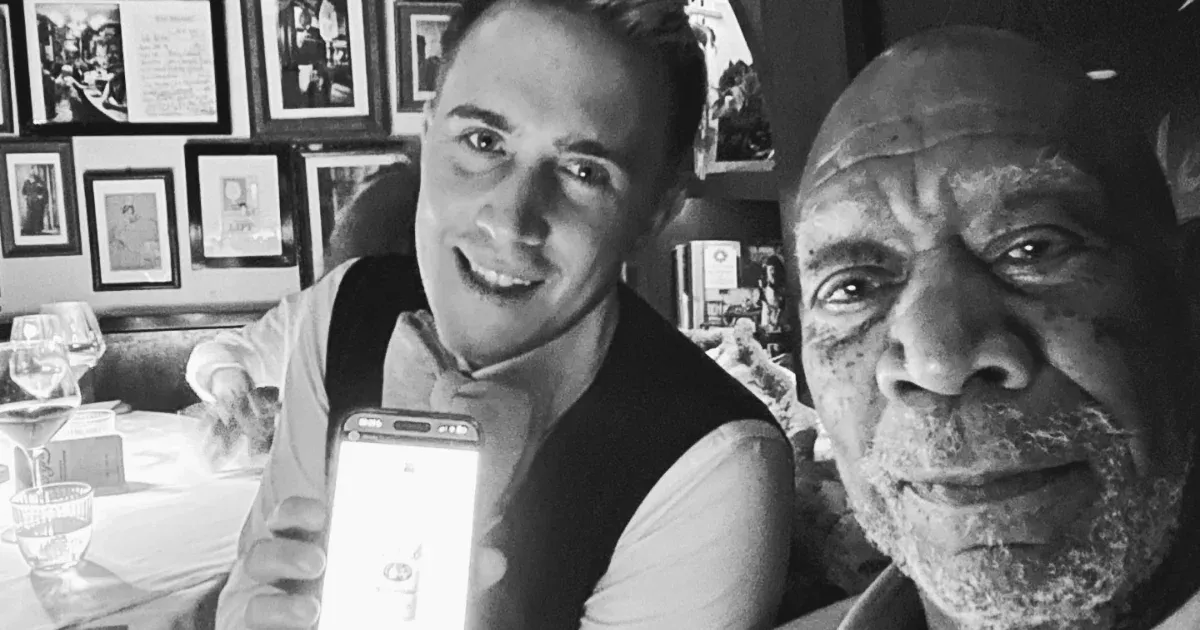 Morgan Freeman a Dérynében vacsorázott