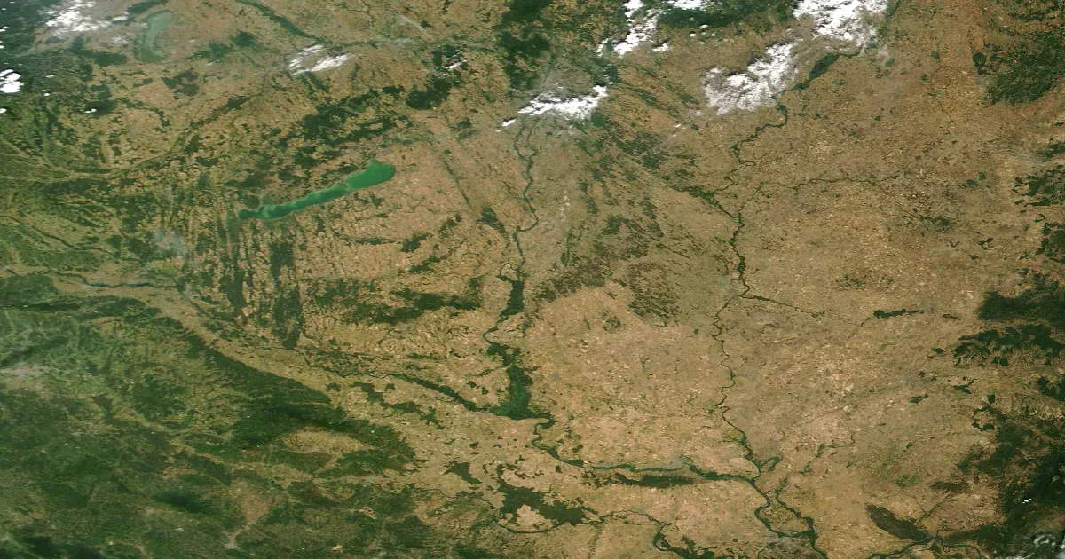 Úgy felperzselte az idei nyár a Kárpát-medencét, hogy még az űrből is látszik