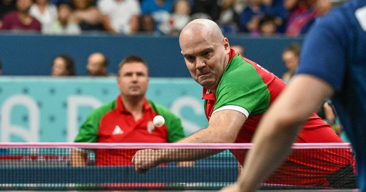 Bronzérmet nyert a párizsi paralimpián Pálos Péter asztaliteniszező