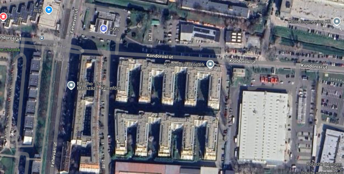 A Kondorosi Lakópark. Fotó: Google Térkép