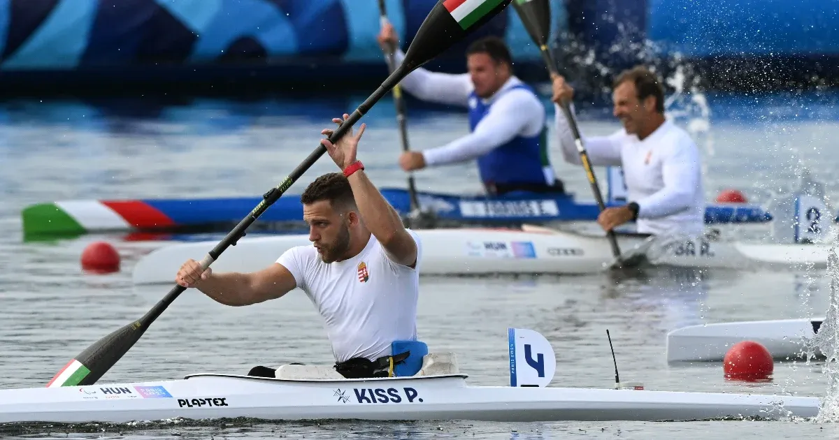 Aranyérmet szerzett a kajakos Kiss Péter Pál a párizsi paralimpián