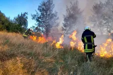 Megint lángol a növényzet a csernobili zónában