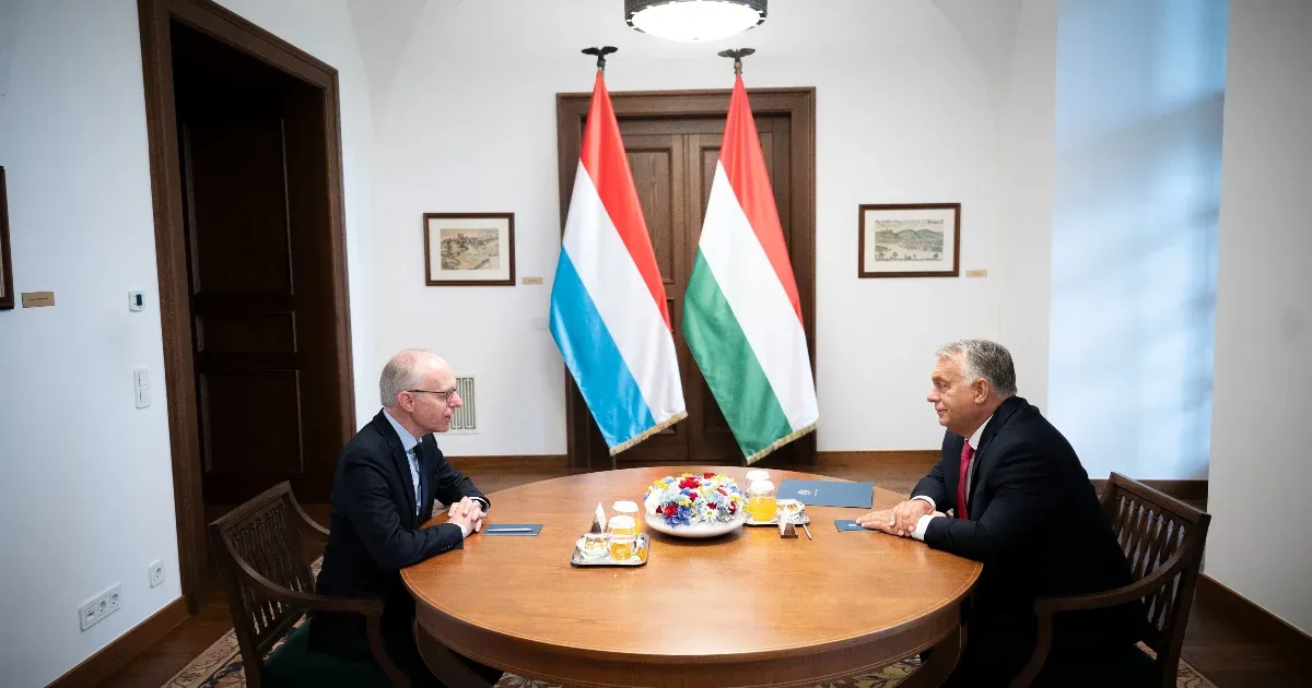 Luxemburg miniszterelnökével tárgyalt Orbán Viktor, egyetértettek, hogy nem elég versenyképes az EU