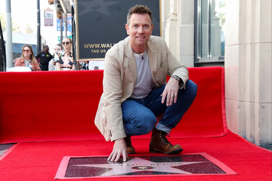 Ewan McGregor csillagot kapott a hollywoodi Walk of Fame-en