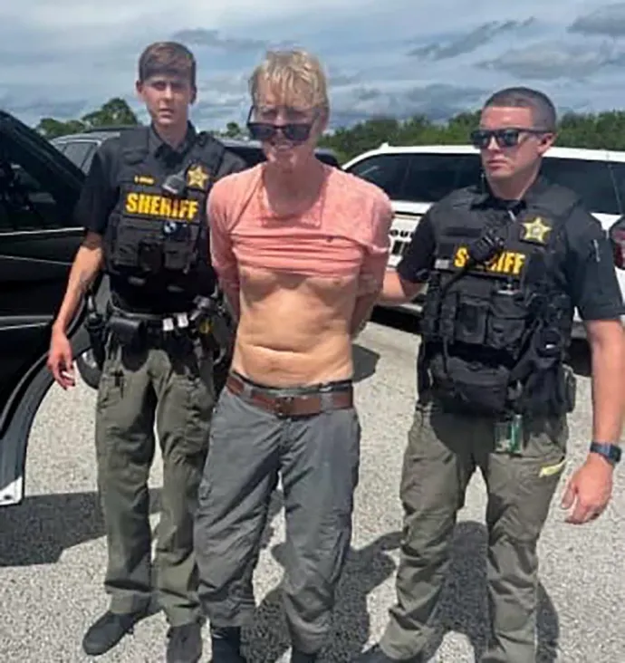 Ryan W. Routh előállítás után – Fotó: Martin County Sheriff's Office / Reuters