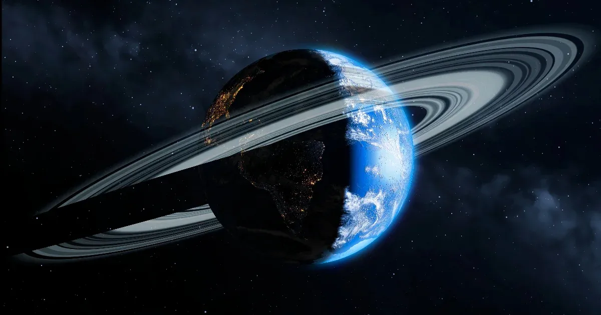 Earth may also have rings like Saturn's rings.