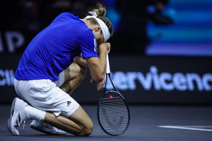 Taylor Fritz és Alexander Zverev – Fotó: Ronny Hartmann / AFP