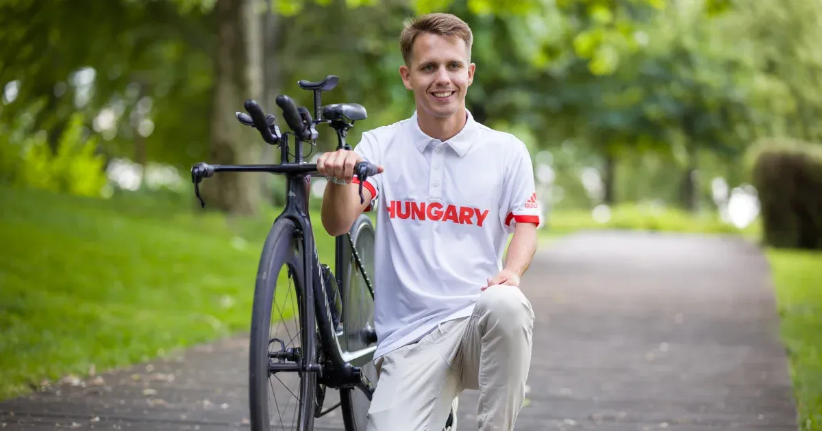 Mocsári Bence a paratriatlon Európa-bajnoka