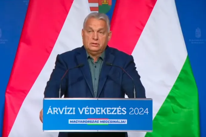 Orbán az árvizes posztokra költött tízmilliókról: Nem a kormány, hanem az ország nevében kommunikáltunk