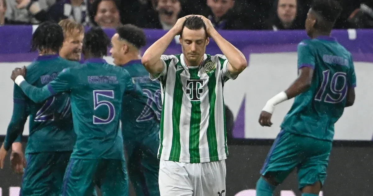 Öt perc alatt döntött az Anderlecht a Fradi ellen, és 2-1-re nyert az El-ben