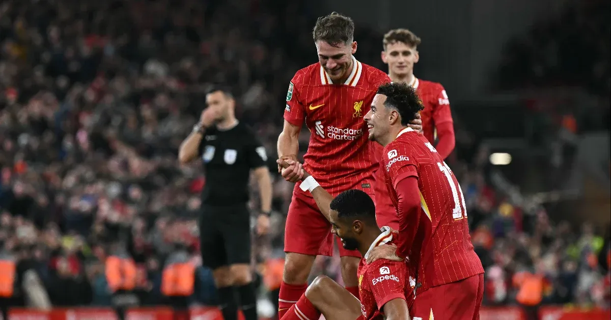 Hengerelt a Liverpool az angol Ligakupában