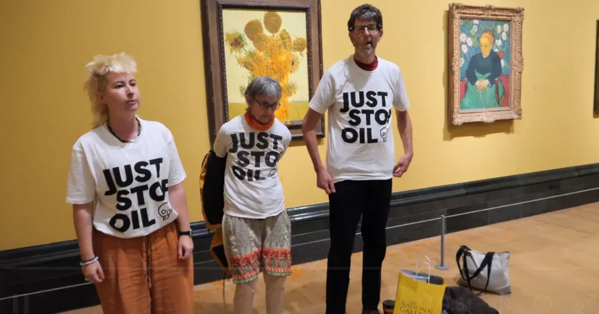 Megint levest öntöttek Van Gogh festményeire, miután börtönt kaptak a korábban ugyanígy cselekvő aktivisták