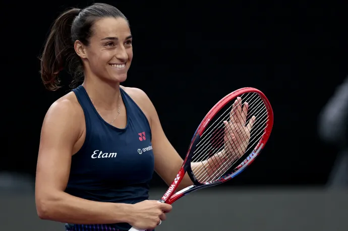 Caroline Garcia az idei utolsó versenyén, a mexikói Zapopan-ban – Fotó: Ulises Ruiz / AFP 