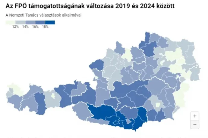 A Szabadságpárt szinte mindenhol előretört Ausztriában