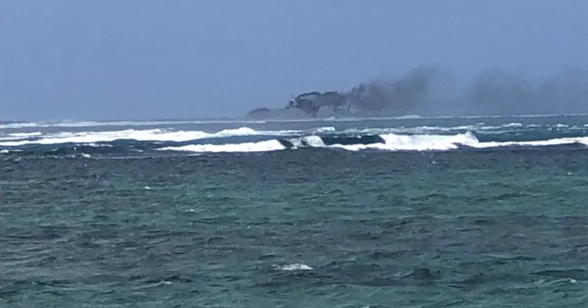 A New Zealand Navy ship sank off the coast of Samoa