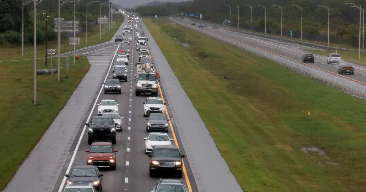 Thousands of people are fleeing Hurricane Milton, there are fuel shortages, and highways are blocked